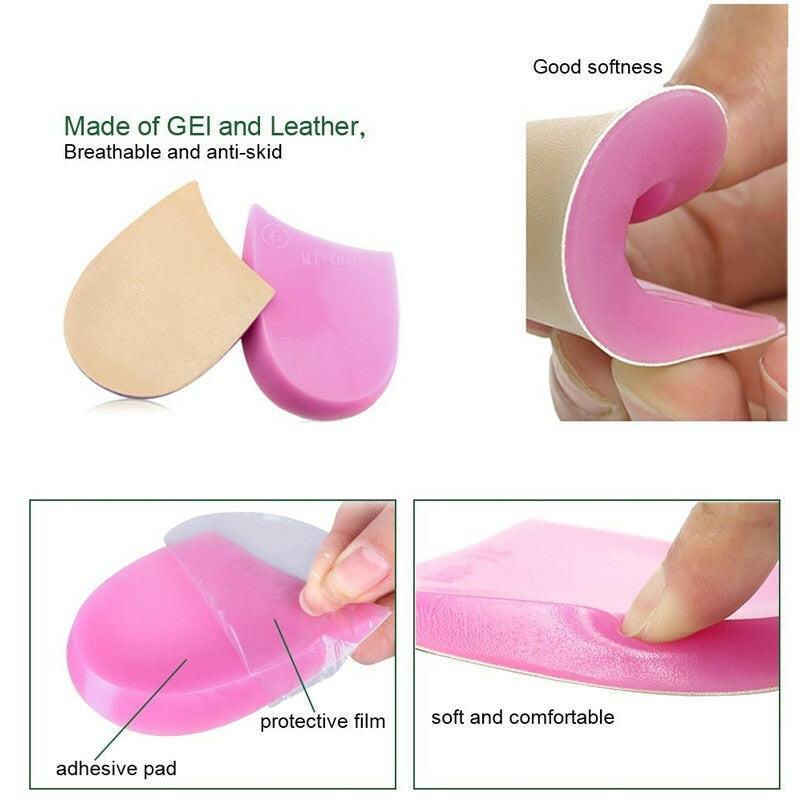 wtf Tcare X/O Legs Orthopedic Shoes Insoles Silicone Gel Arch Support Pad for Women Flat Foot Orthotic Inserts Pain Relief High Heel.