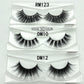 Wholesale 30 pairs no box Mikiwi Eyelashes 3D Mink Lashes Handmade Dramatic Lashes 32 styles cruelty free mink lashes.