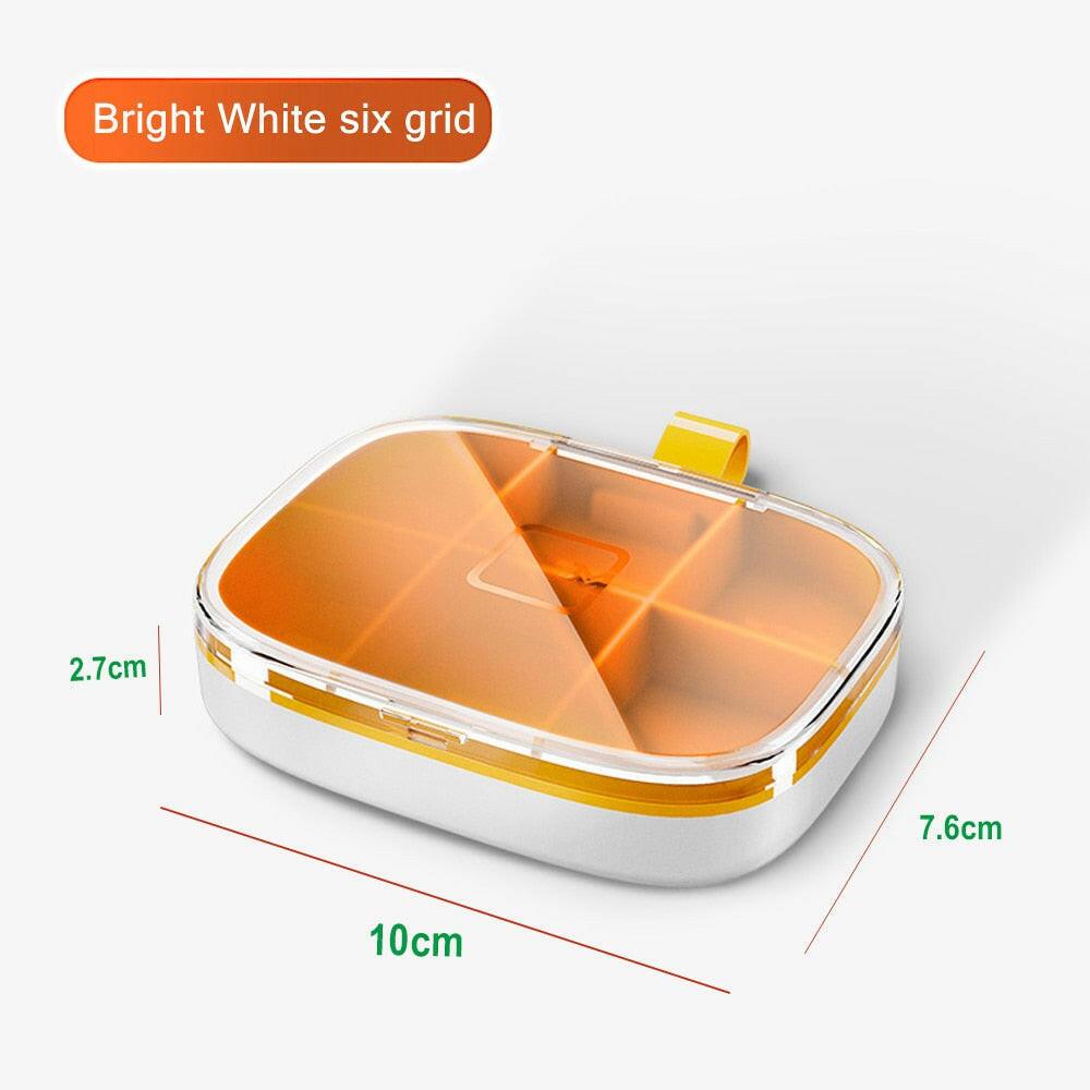 3333b Tcare Travel Pill Organizer Moisture Proof Pills Box for Pocket Purse Daily Pill Case Portable Medicine Vitamin Holder Container.