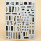 3D Nail Sticker Girl Manicure Decals Decoration Stickers for Nails Cute Cat Candy Fish Design Nail Art Sticker Accessories.