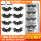 Mink Lashes Wholesale 5/10/30 25mm Lashes Dramatic Fluffy Long Lashes in Bulk Makeup Lashes Mink 25mm Wholesale Mink Eyelashes.