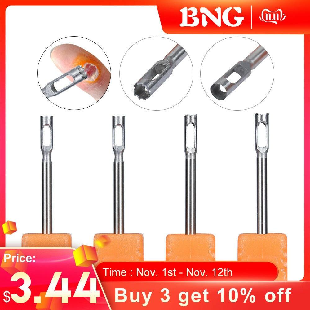 wtf Stainless steel Medical Pedicure Drill Bit Faster Corn Remover Removal Foot Callus Cuticle Cutter Rotary Burr Bits Tool.