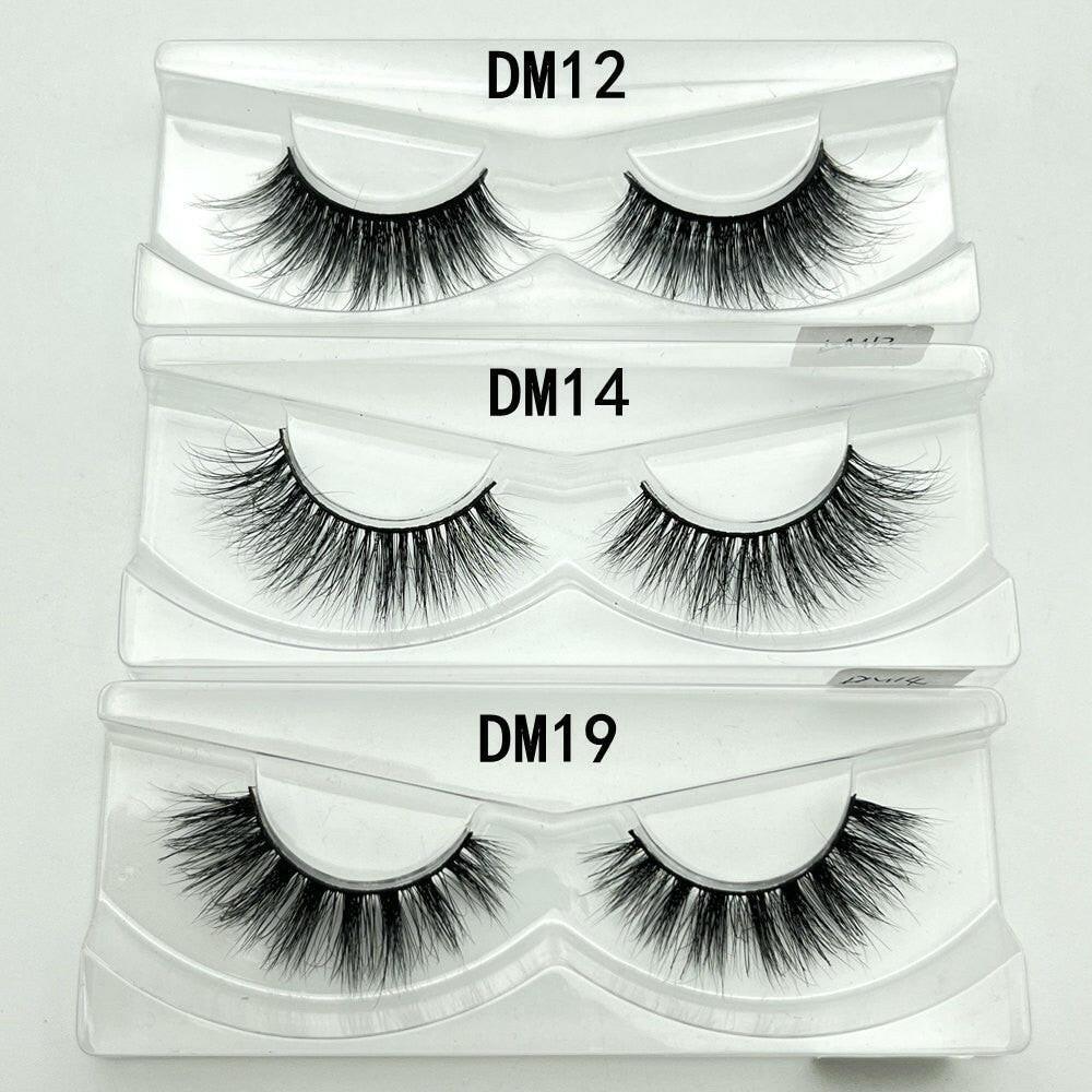 2222 Wholesale 30 pairs no box Mikiwi Eyelashes 3D Mink Lashes Handmade Dramatic Lashes 32 styles cruelty free mink lashes.