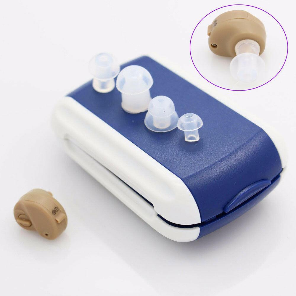 wtf NEW Best Sound In-ear Amplifier Super MINI Hearing Aid Aids device Adjustable Tone personal ear care tools High quality Gift.