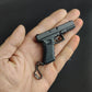 2022 High Quality Metal Pistol Gun Miniature Model 1:3 Beretta 92F Colt 1911 Glock 17 Keychain Men's and Women's Birthday Gifts.