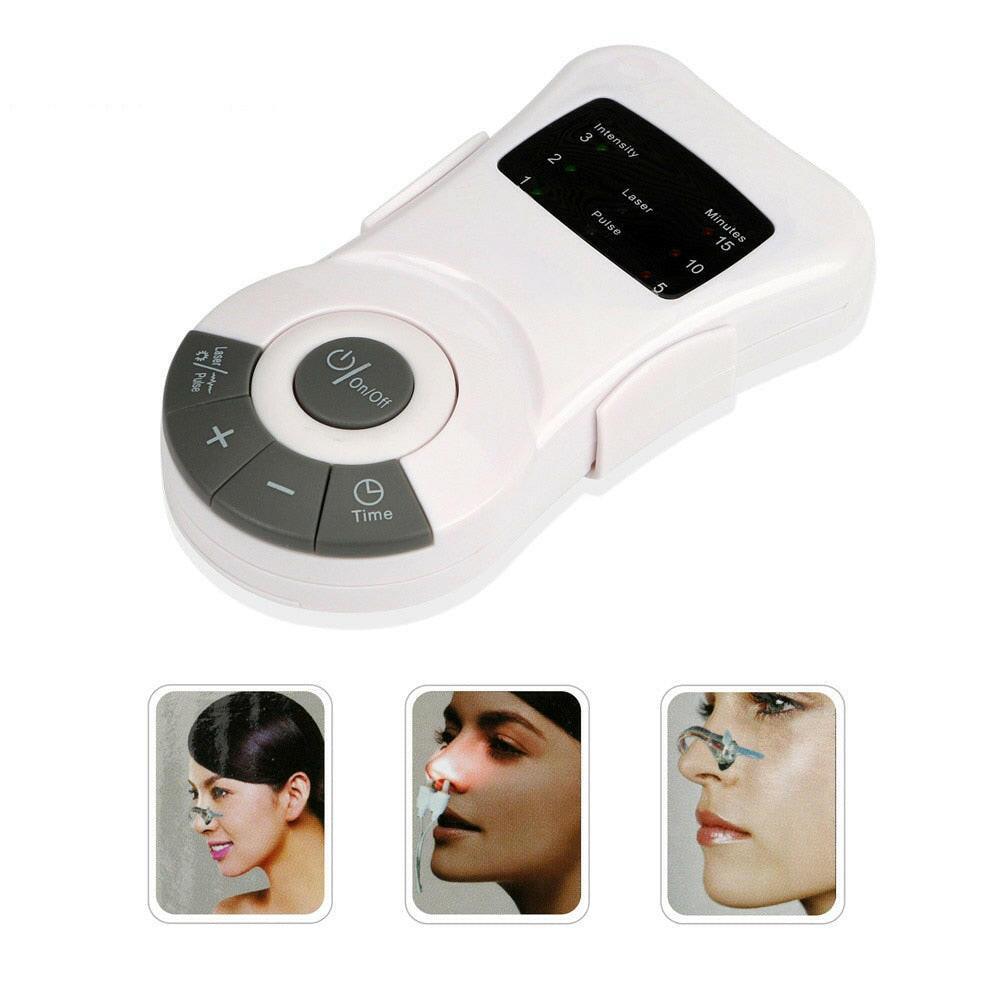 wtf Nose Care Rhinitis Therapy Allergy Reliever Low Frequency Laser Nasal Congestion Sinusitis Snoring Treatment Device Massager.