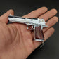 2022 High Quality Metal Pistol Gun Miniature Model 1:3 Beretta 92F Colt 1911 Glock 17 Keychain Men's and Women's Birthday Gifts.