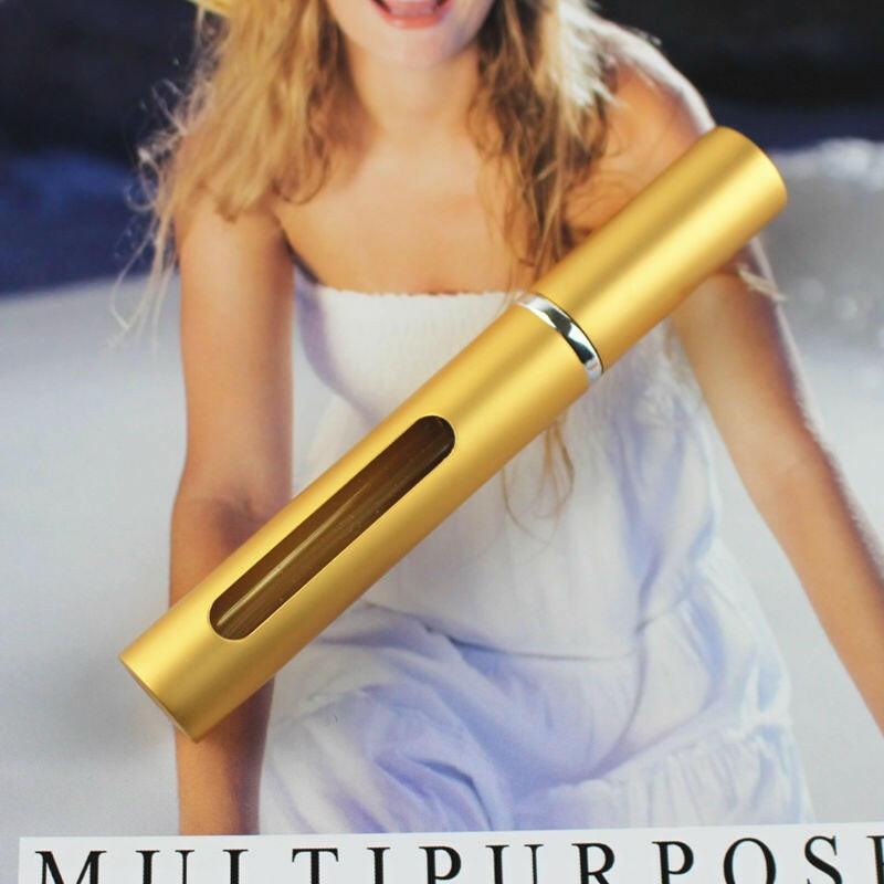 wtf 1PC Top Quality 5ml Perfume Bottle Mini Metal Sprayer Refillable Aluminum Perfume Atomizer Travel Size.