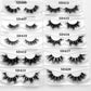 Wholesale 30 pairs no box Mikiwi Eyelashes 3D Mink Lashes Handmade Dramatic Lashes 32 styles cruelty free mink lashes.