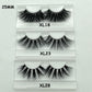 Wholesale 30 pairs no box Mikiwi Eyelashes 3D Mink Lashes Handmade Dramatic Lashes 32 styles cruelty free mink lashes.