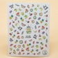 3D Nail Sticker Girl Manicure Decals Decoration Stickers for Nails Cute Cat Candy Fish Design Nail Art Sticker Accessories.