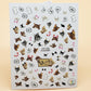 3D Nail Sticker Girl Manicure Decals Decoration Stickers for Nails Cute Cat Candy Fish Design Nail Art Sticker Accessories.