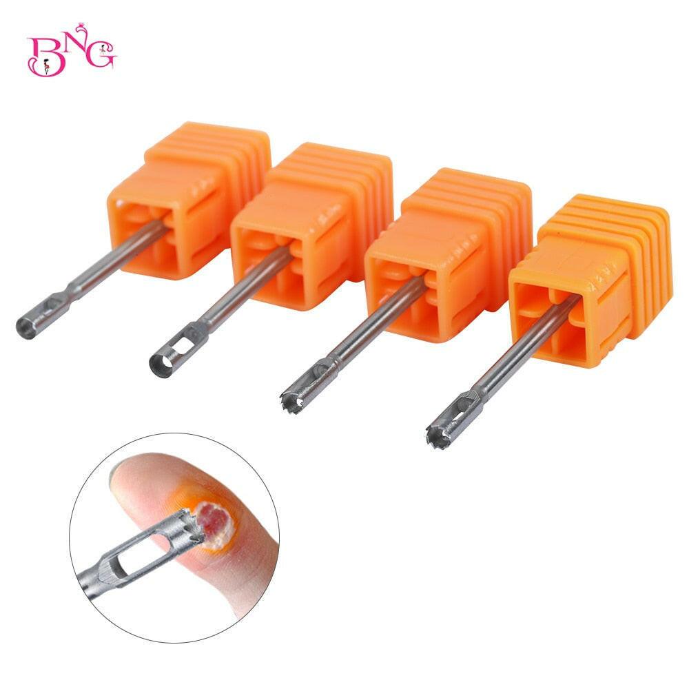 wtf Stainless steel Medical Pedicure Drill Bit Faster Corn Remover Removal Foot Callus Cuticle Cutter Rotary Burr Bits Tool.