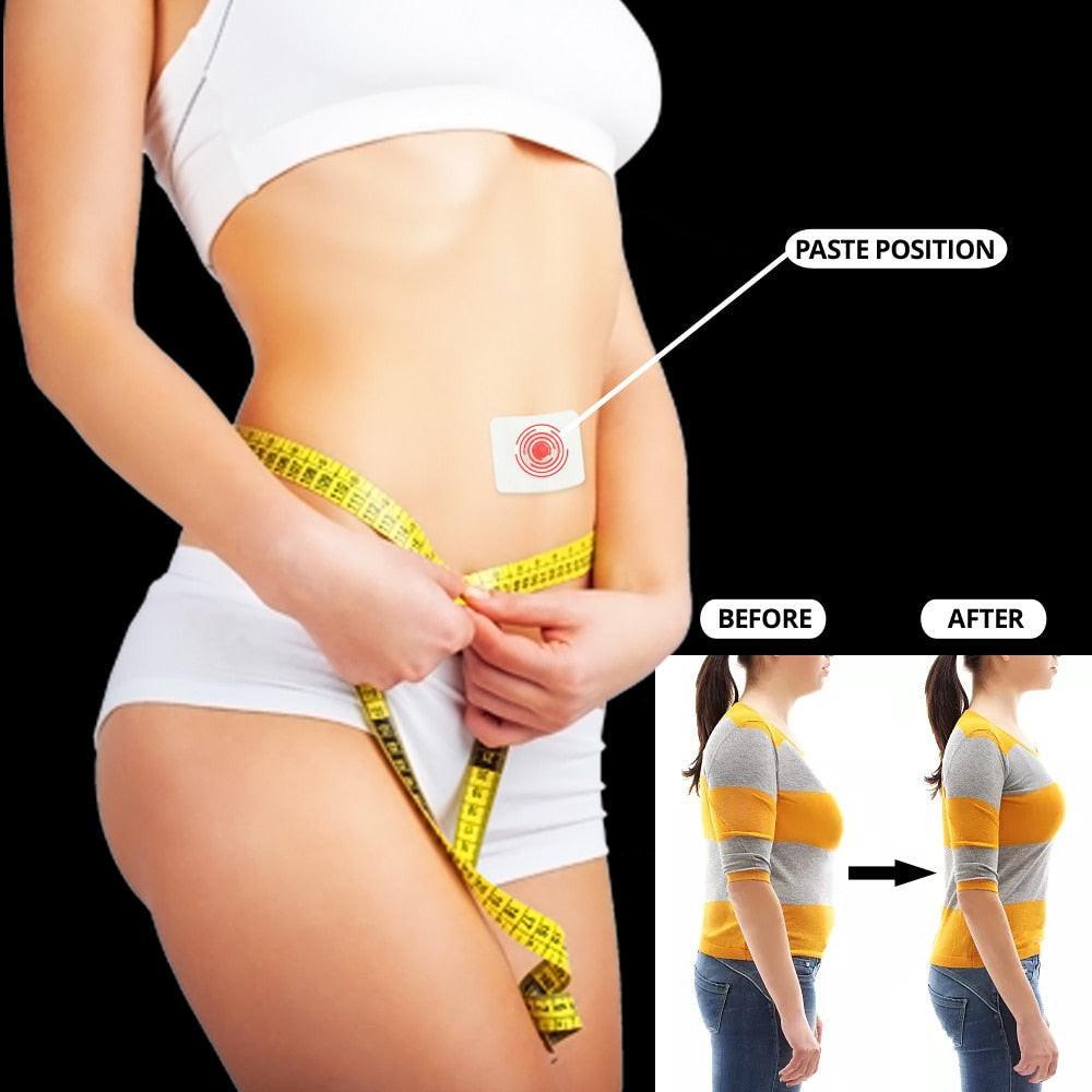 Box of 30 Dev2-aff weight loss slim patches for belly and waist fat burning and cellulite reduction.