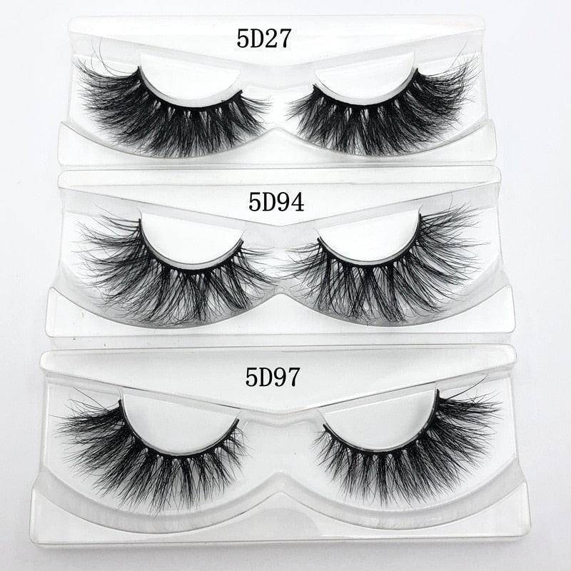 Wholesale 30 pairs of Mikiwi 3D Mink Lashes, handmade dramatic cruelty-free mink lashes in 32 styles, no box included.